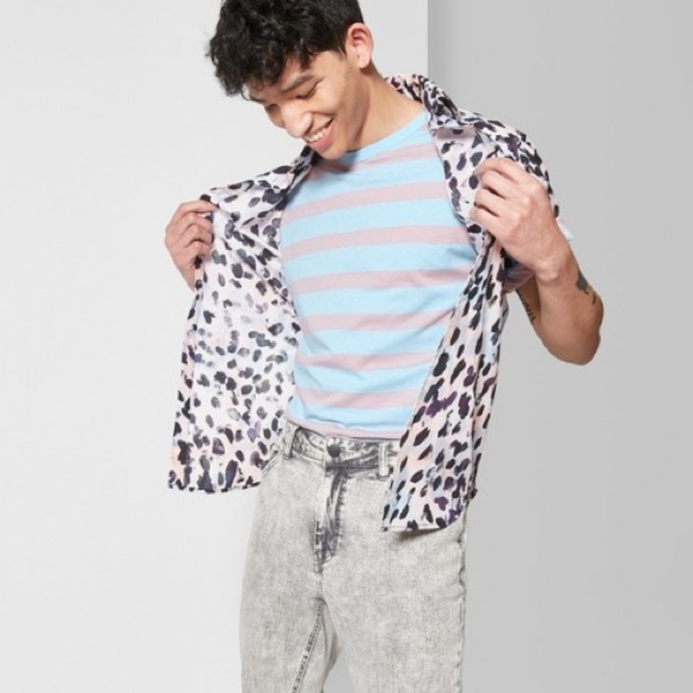 Short sleeve striped tee